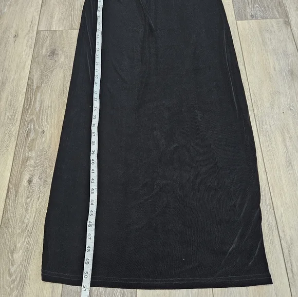 R & M Richards Karen Kwong Vintage 2 Piece Formal Dress Silver Black Women's - Picture 8 of 15